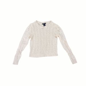 Silk Cashmere Blend Cable Knit Sweater Crew-Neck Knit Top The Limited Size Small